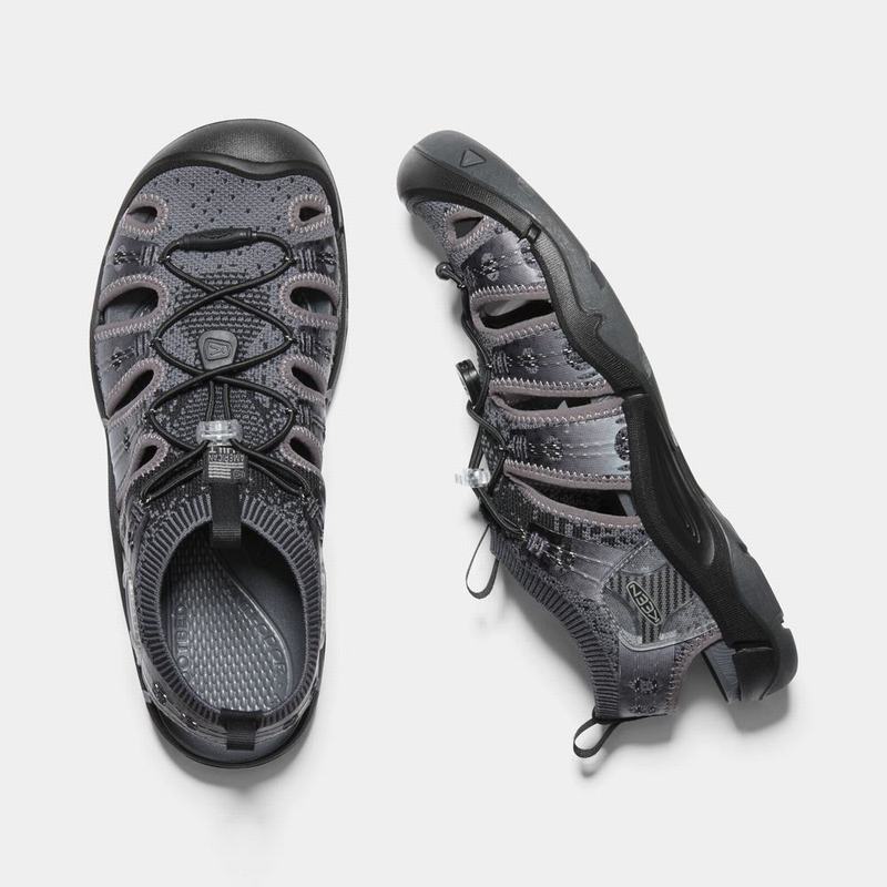 Keen サンダル | キーン エヴォフィットワン サンダル メンズ グレー / 黒 | 873246-PRI